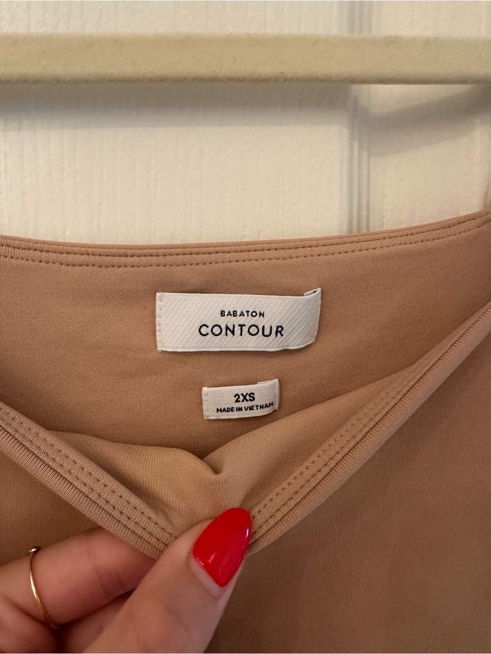 Aritzia Contour Tan Long Sleeve